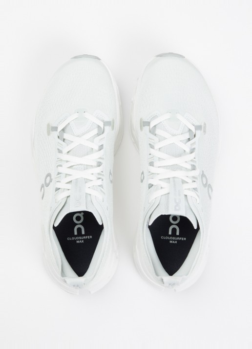 On Cloudsurfer Max sneaker van mesh met logo - detail 3 lindegroen