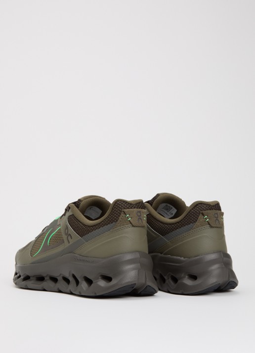 On Cloudtilt Arc sneaker van mesh met logo - achterkant 5 bronsgroen