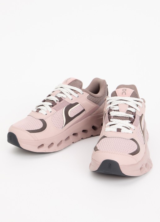 On Cloudtilt Arc sneaker van mesh met metallic details - detail oudroze
