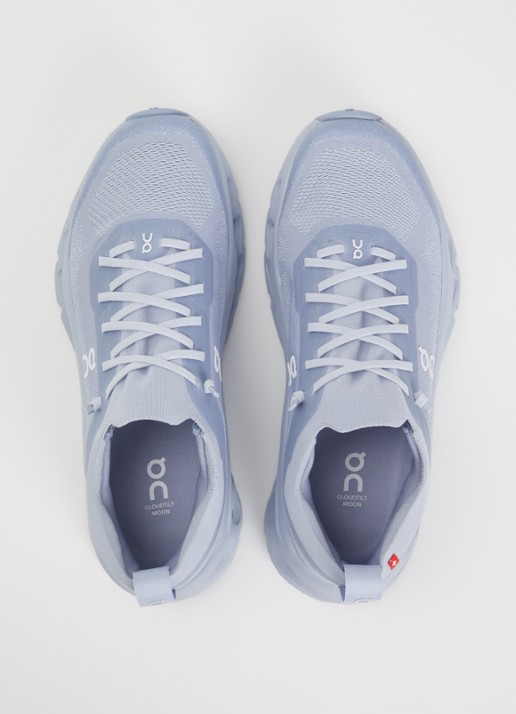 On Cloudtilt Moon sneaker met gebreid bovenwerk - detail 3 lavendel
