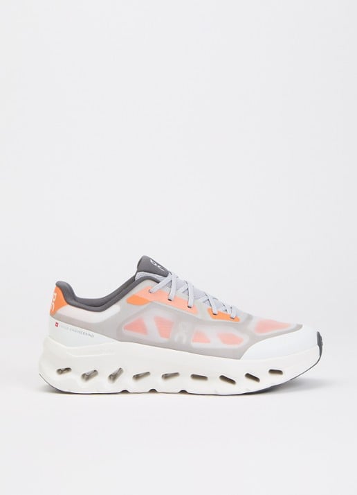 On Cloudtilt Remix sneaker van mesh - voorkant 4 grijs
