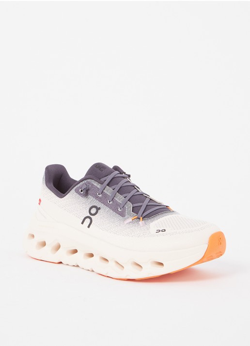 On Cloudtilt sneaker met gebreid bovenwerk - voorkant paars