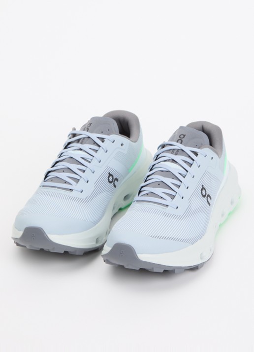 On Cloudvista 3 sneaker met gebreid bovenwerk - detail 3 blauwgrijs