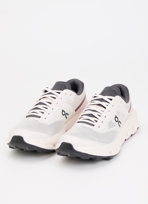 On Cloudvista 3 sneaker van mesh met logo - detail 3 creme