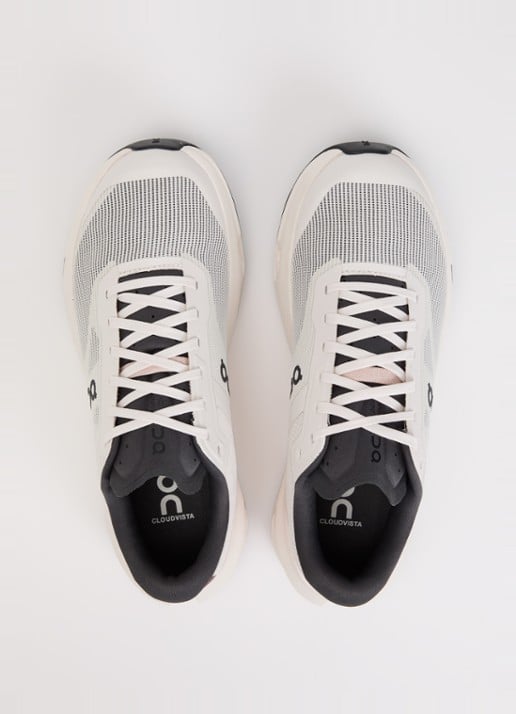 On Cloudvista 3 sneaker van mesh met logo - detail 4 creme