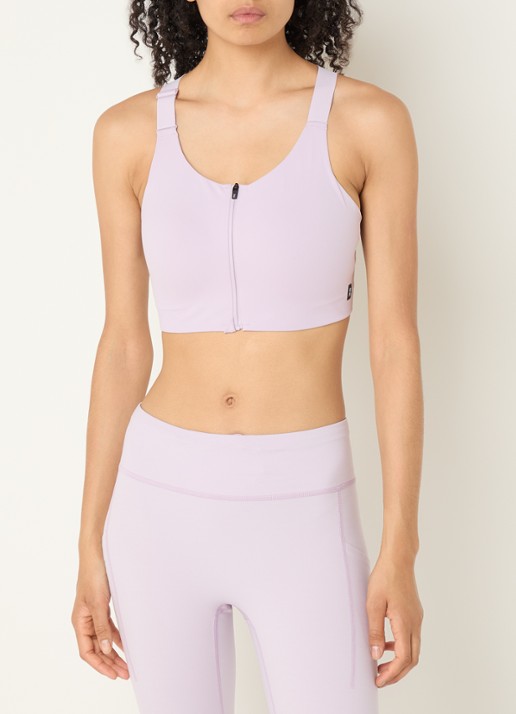 On Endurance sport bh met high support - detail lila