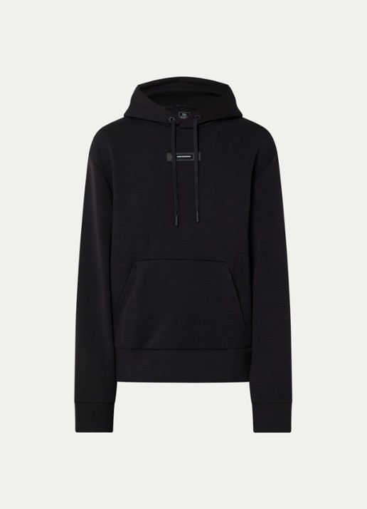 On Focus hoodie met logo - voorkant 3 zwart
