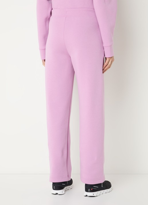 On Focus Tech high waist straight fit joggingbroek met steekzakken - achterkant 3 roze