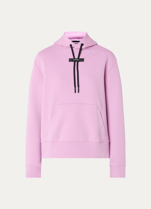 On Focus Tech hoodie met ritszakken - voorkant 4 roze