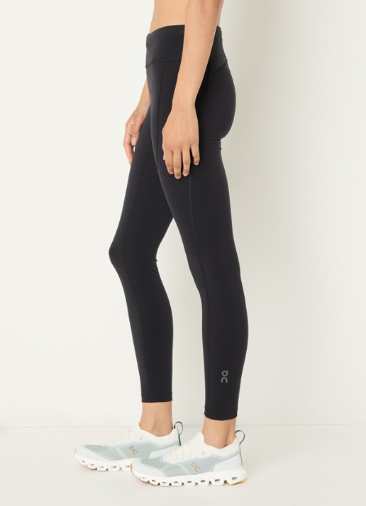 On Performance high waist skinny fit trainingslegging met logo - detail 5 zwart