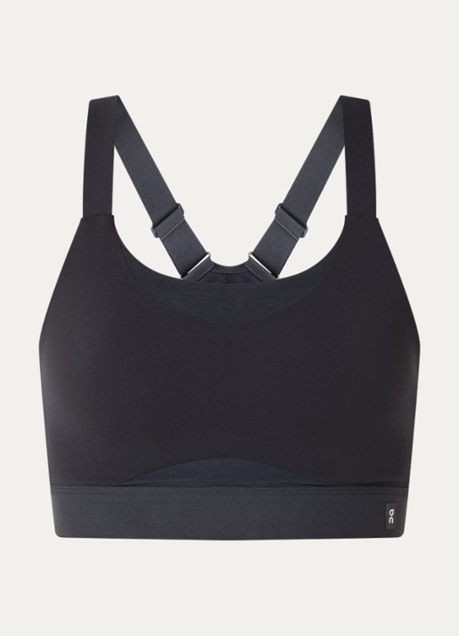 On Performance sport bh met medium support - voorkant zwart