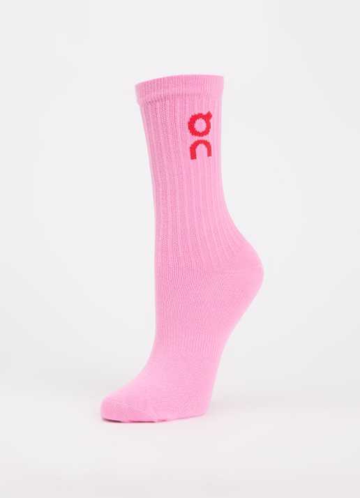 On Sportsokken in 3-pack - detail roze