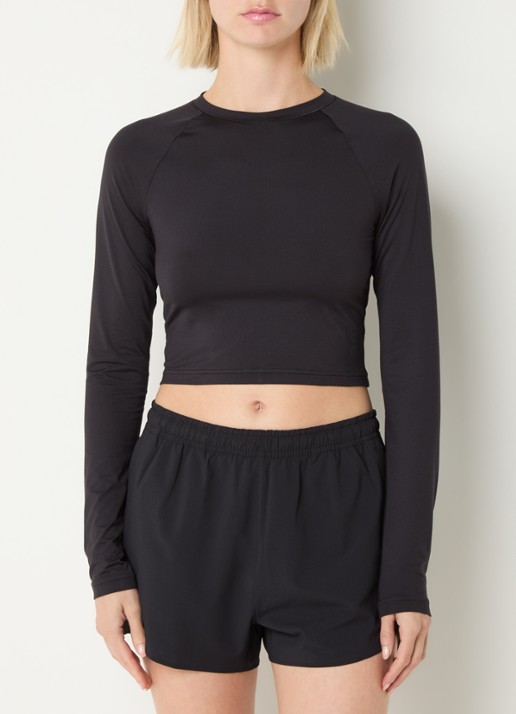 On Studio cropped trainings longsleeve