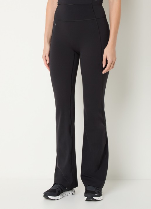 On Studio high waist flared legging met logo
