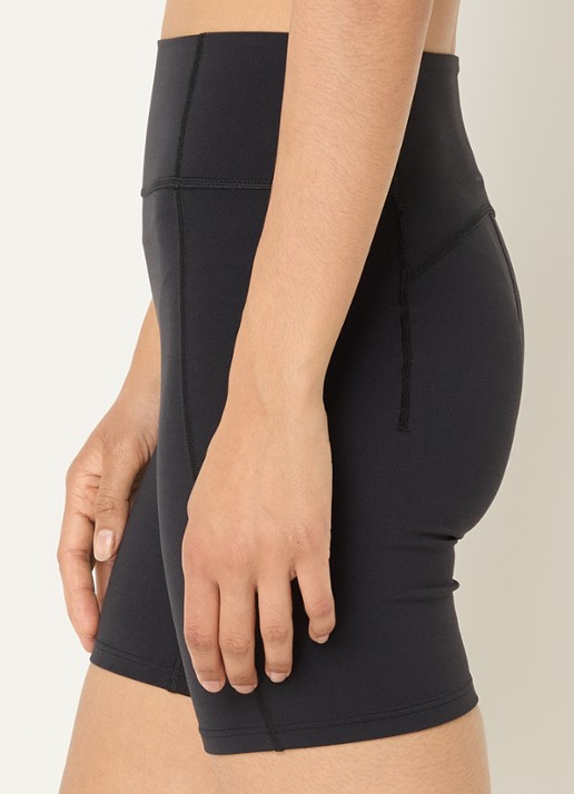 On Studio high waist skinny fit korte trainingslegging - detail 2 zwart