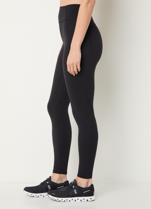 On Studio high waist skinny fit trainingslegging - detail 2 zwart