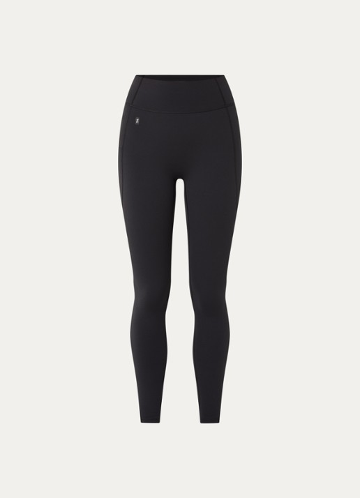 On Studio high waist skinny fit trainingslegging - voorkant 3 zwart