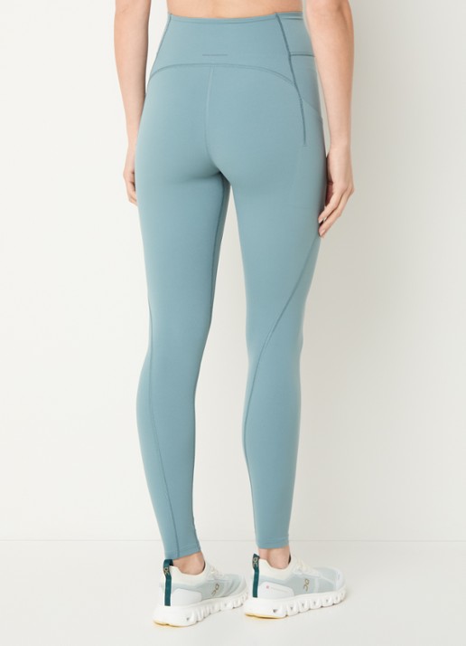 On Studio high waist skinny fit trainingslegging - achterkant 5 blauw