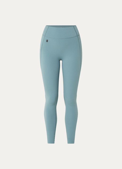 On Studio high waist skinny fit trainingslegging - voorkant 3 blauw