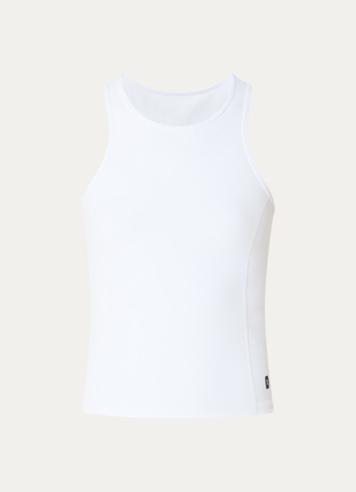 On Studio tanktop met ronde hals - voorkant wit
