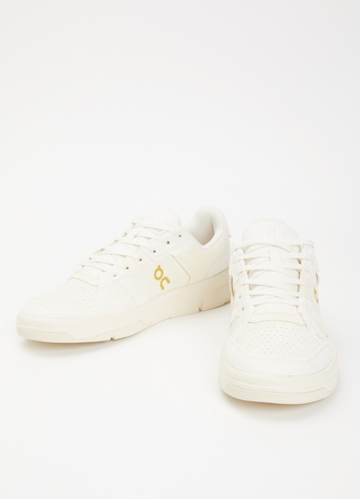 On The Roger Clubhouse ace sneaker met logo - detail 3 ivoor