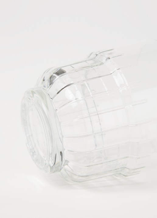 Onis Tarq Rocks tumbler glas 26 cl - detail 3 transparant