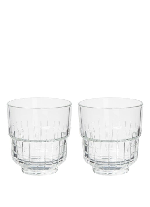 Onis Tarq tumbler glas 35 cl - voorkant transparant