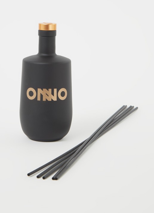 Onno Sage geurstokjes navulling 500 ml - voorkant 3 zwart