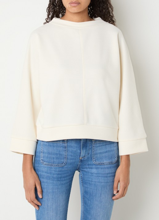 OPUS Gitani sweater met boothals