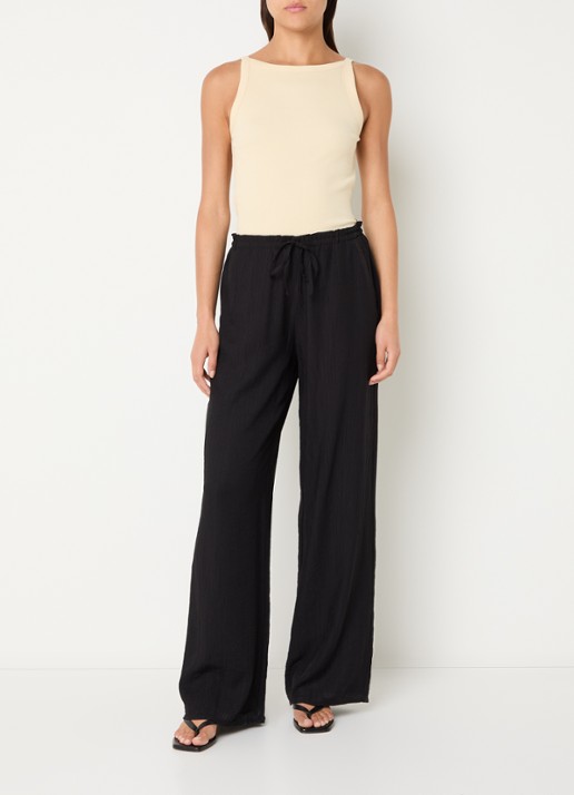 OPUS Izli tanktop met ribstructuur - voorkant 3 geel