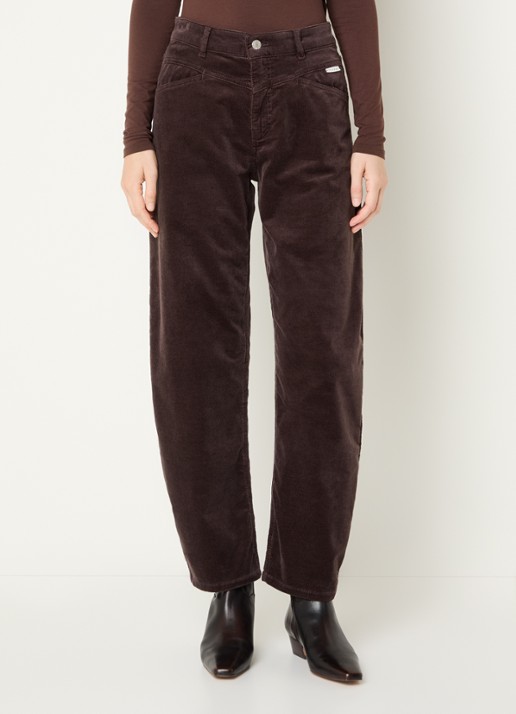 OPUS Mari Cosmo mid waist balloon fit jeans met steekzakken