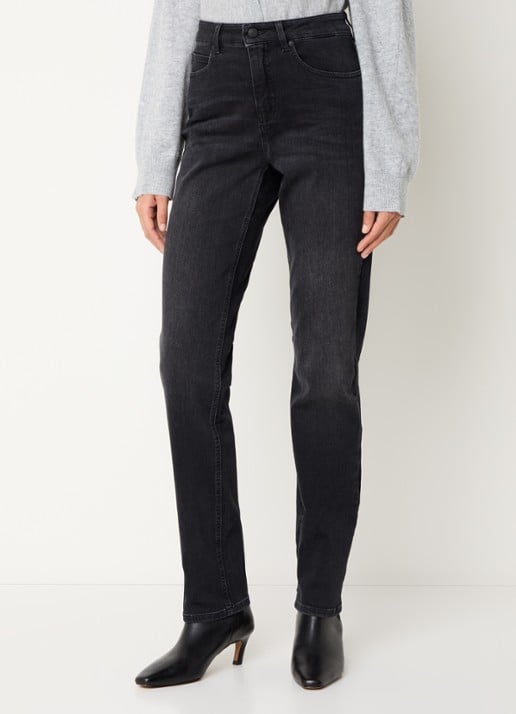 OPUS Melly high waist slim fit jeans met steekzakken
