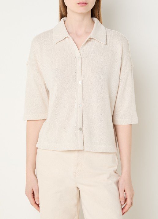 OPUS Sitrica semi-transparante blouse
