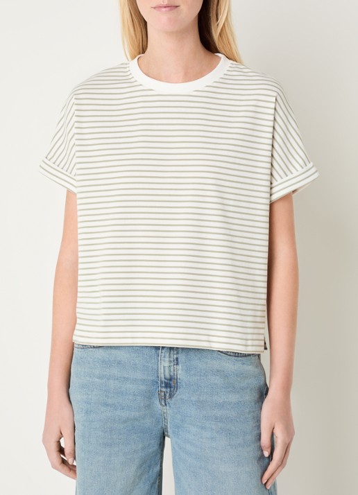 OPUS Sotel T-shirt met streepprint