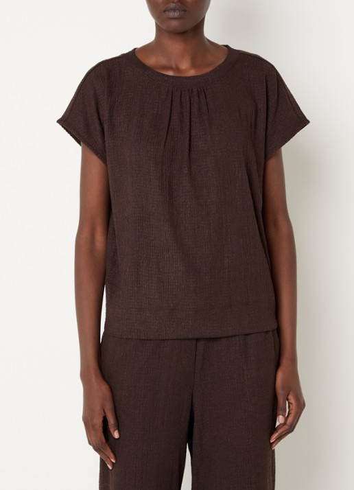 OPUS T-shirt met structuur