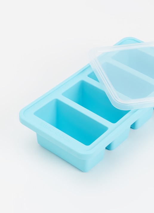 Original Food Cube Mealprep bak 4 x 0,25 l  - detail 2 blauw