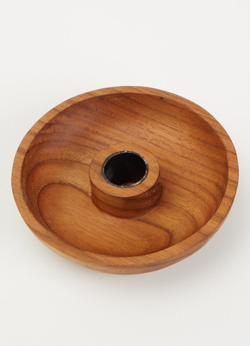originalhome Bowl kandelaar 3 cm - voorkant 2 bruin