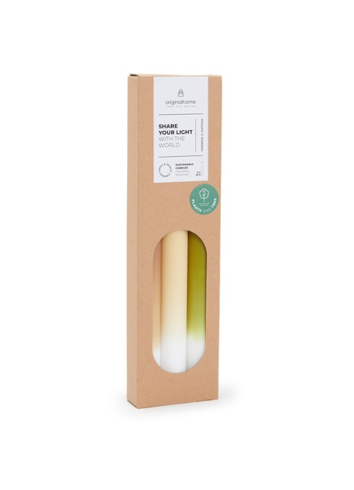 originalhome Gradient kaars 30 cm set van 3