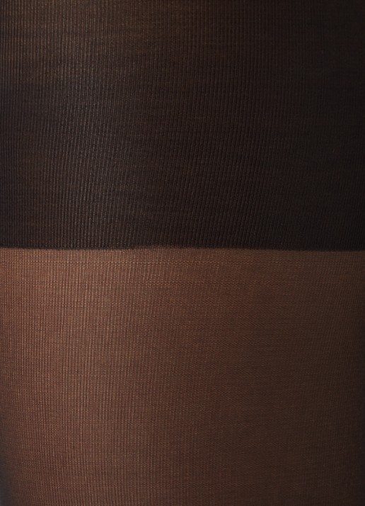 Oroblu All Colors corrigerende panty in 50 denier - detail zwart