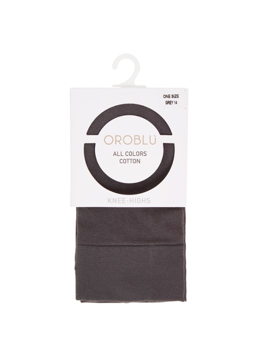 Oroblu All Colors kniekousen - voorkant grijs