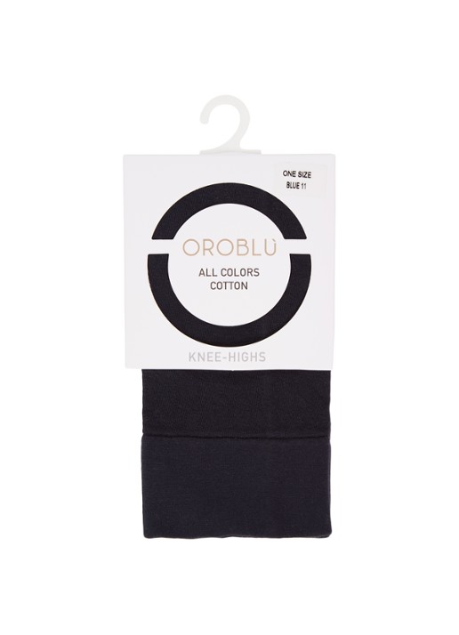 Oroblu All Colors kniekousen - voorkant 2 donkerblauw