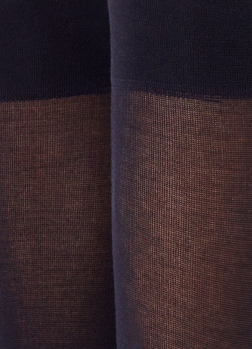 Oroblu All Colors kniekousen - detail donkerblauw