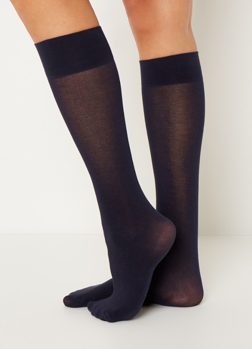 Oroblu All Colors kniekousen - voorkant 3 donkerblauw