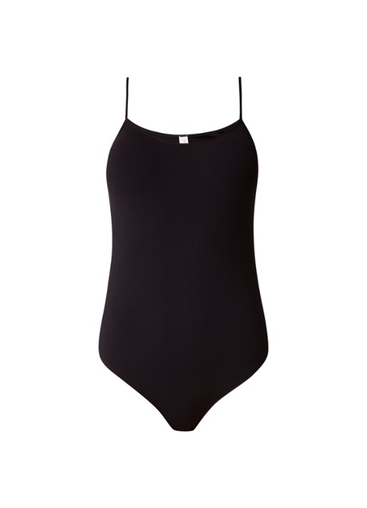 Oroblu Dolcevita body met spaghettibandjes - voorkant 3 zwart