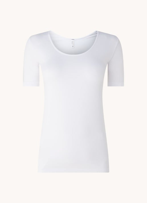 Oroblu Dolcevita Microfibre T-shirt - voorkant 2 wit