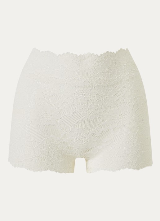 Oroblu High waisted slip van kant - voorkant 2 gebroken wit
