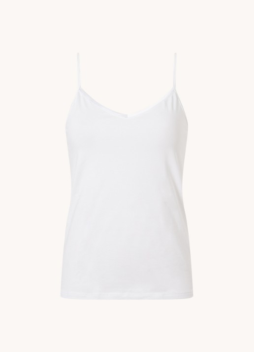Oroblu Perfect Line top met spaghettibandjes - voorkant wit