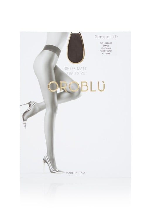 Oroblu Sensuel panty in 20 denier - voorkant antraciet