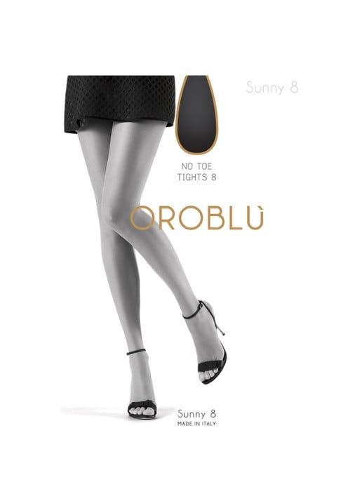 Oroblu Sunny panty in 8 denier - voorkant 3 donkerbeige