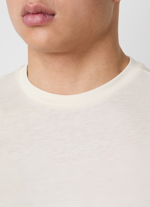 Oscar Jacobson Kim T-shirt  - detail 5 vanillegeel